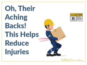 Oh, their aching backs! This helps reduce injuries