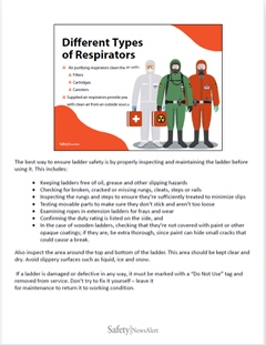 Respiratory Safety Training Kit | Safety News Alert