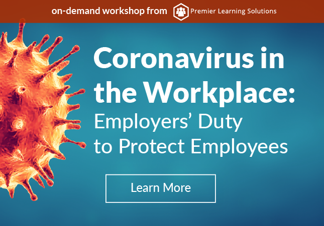 Coronovirus in the Workplace