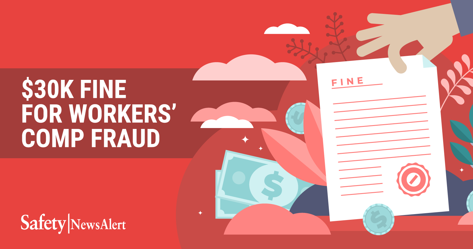 30K fine for workers comp fraud
