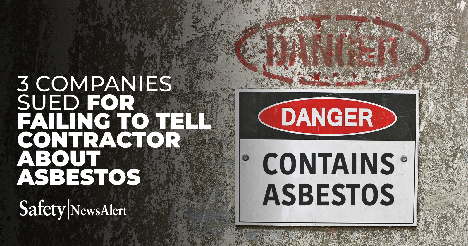 3 companies sued for failing to tell contractor about asbestos
