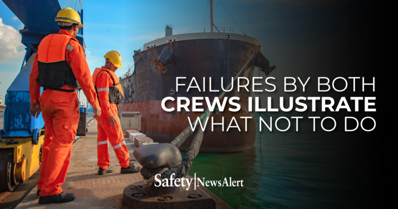Failures by both crews illustrate what not to do