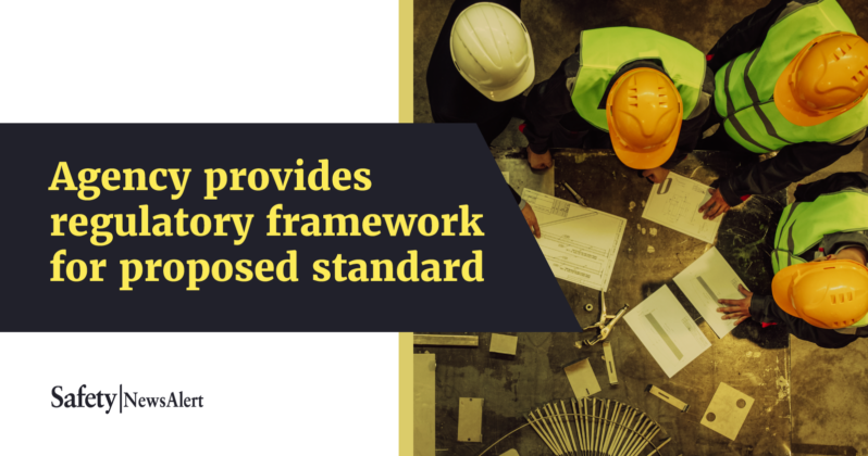 Agency provides regulatory framework for proposed standard